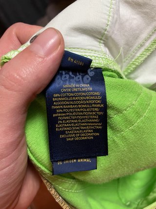 Pantalones Polo Ralph Lauren pana verde