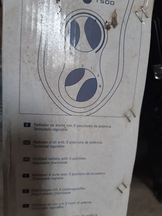 Radiador eléctrico de aceite