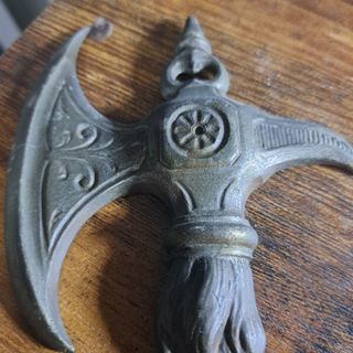 Termometro da interni ascia vichinga vintage