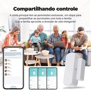 Tuya-Sensor de puerta WiFi