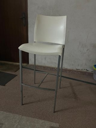 TABURETES PARA BAR DE ALUMINIO Y RESINA