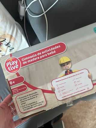 Gimnasio madera bebe