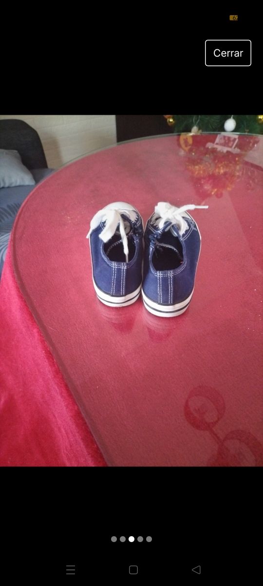 Deportivas de tela infantil