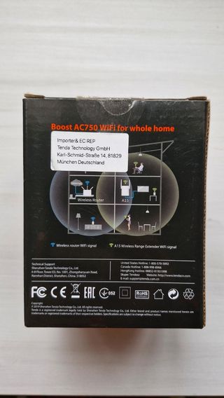 Repetidor Wifi Tenda AC750