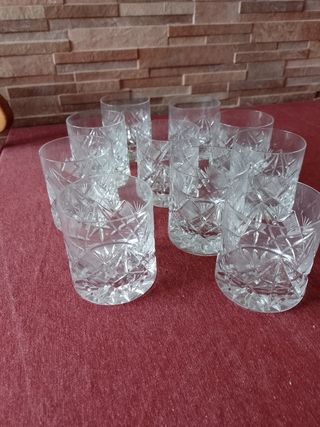 Bicchieri da liquore in cristallo nuovi