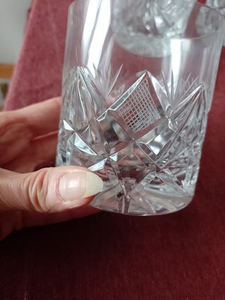 Bicchieri da liquore in cristallo nuovi