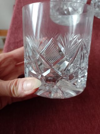 Bicchieri da liquore in cristallo nuovi