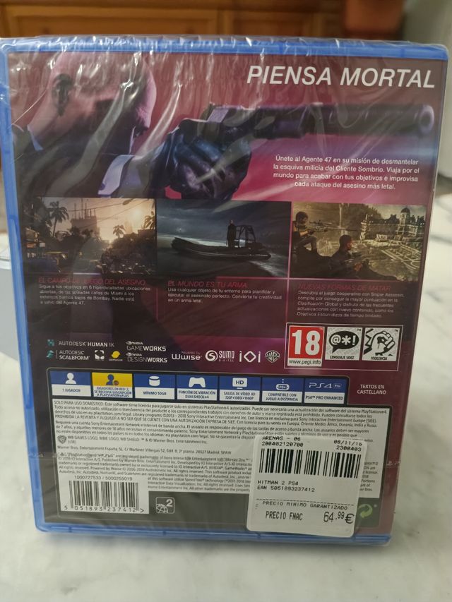 NUEVO Hitman 2 PS4 PS5