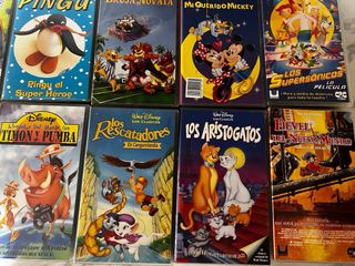 Lote 41 vhs dibujos