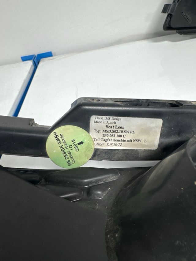 Rejillas antiniebla seat leon 2012