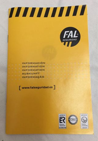 BOTA DE SEGURIDAD GORE TEX . Marca FAL