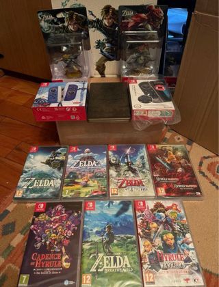 Pack juegos zelda switch pal esp precintado