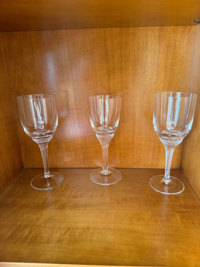 Copas cava/vino cristal retro