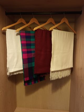 Bufandas de distintos colores