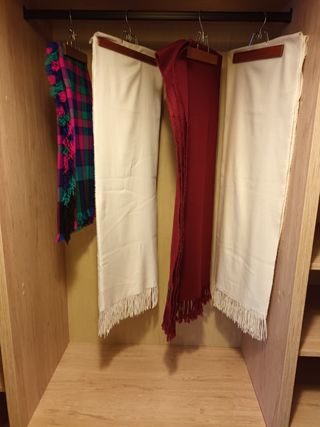 Bufandas de distintos colores