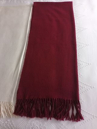 Bufandas de distintos colores