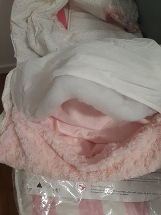 Saco  carrito bebe 3 usos Dolce rosa Babyline