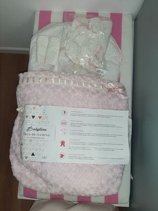 Saco  carrito bebe 3 usos Dolce rosa Babyline