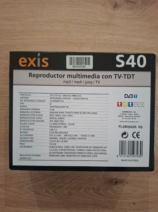 Reproductor multimedia con TV-TDT