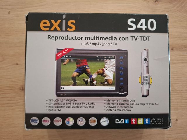 Reproductor multimedia con TV-TDT