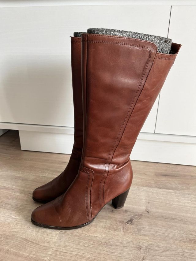 Botas de piel marrones Giko