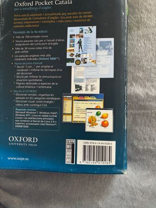 Diccionari Oxford Pocket Català per a estudiants