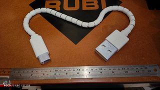 Cable USB-C realizado en 3D