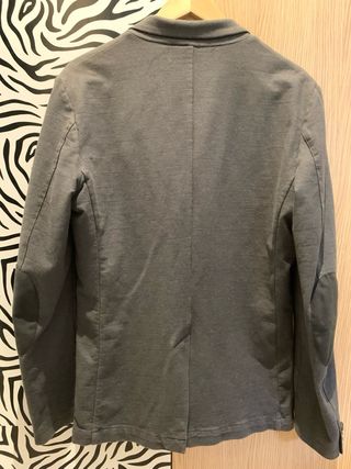 Americana informal gris oscuro Benetton