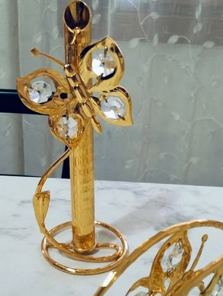 Porta candela e tovaglioli