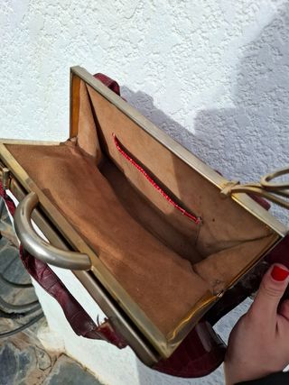 Bolso vintage cocodrilo