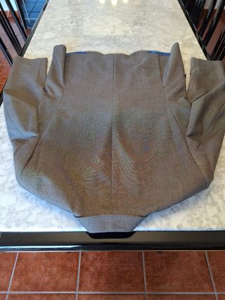 (7) Traje hombre gris