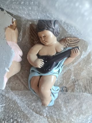 Pareja Angelitos Decoración 