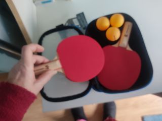 Kit juego de pin pon completo.