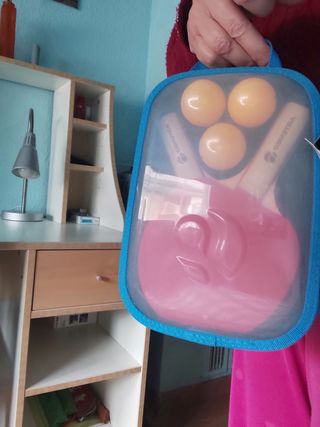 Kit juego de pin pon completo.