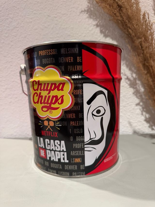 Cubo Chupachups La casa de papel