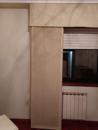 Estor 3 paneles con riel