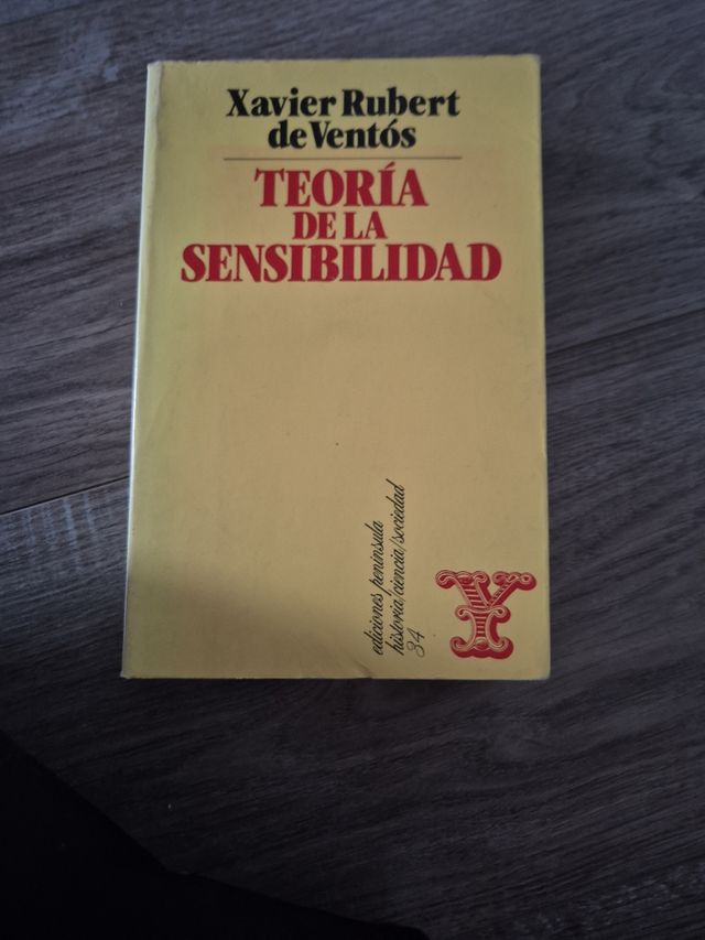 Teoría de la sensibilidad - Libro en Español