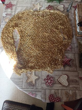 Camiseta de mujer de lentejuelas