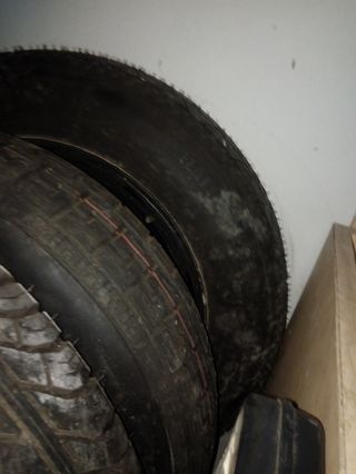 Vendo ruota di scorta da 15 pollici cerchio nero ,