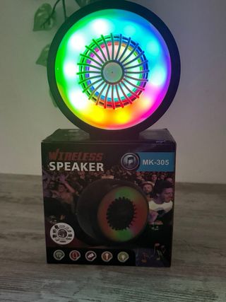 Parlante Redondo Rueda Mk305