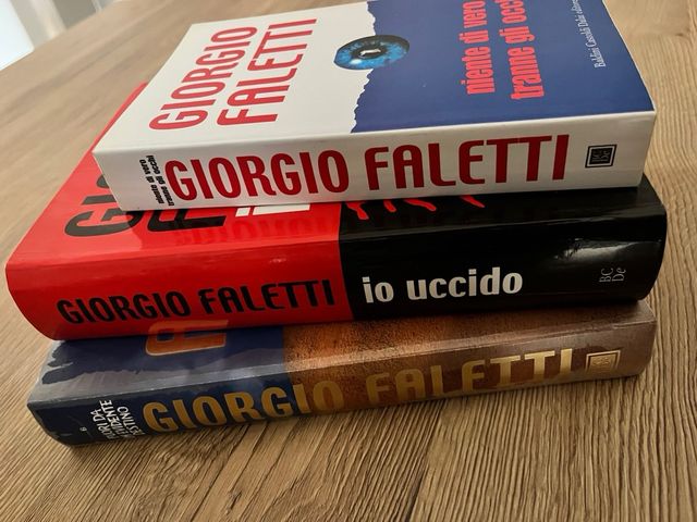 n. 3 libri Giorgio Faletti