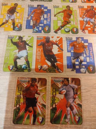 Osasuna 2006-07 crystalcards