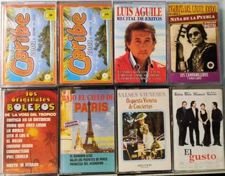 Lote casettes antiguos