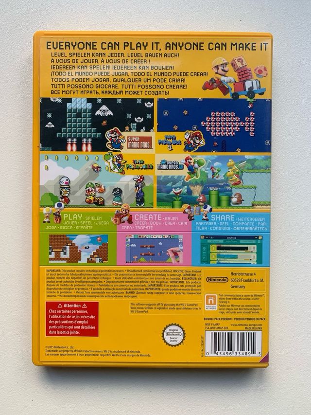 Super Mario Maker Wii U