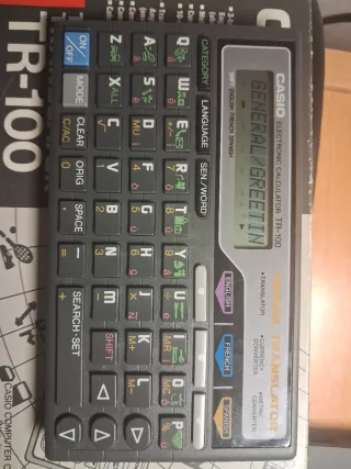 Casio TR-100 traductor de viaje
