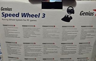Genius Speed Wheel 3 Volante Pedal Pc Gaming
