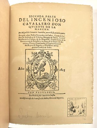 Don Quijote de la Mancha edición facsímil