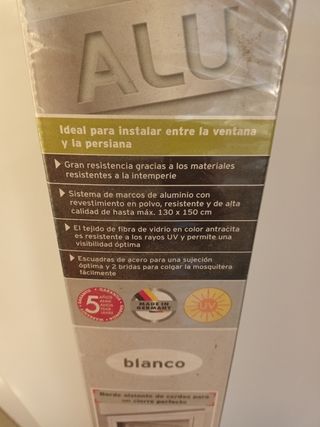 Mosquitera aluminio ventana NUEVA