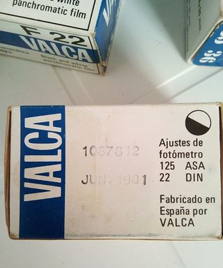 CARRETE FOTOS VALCA DE 36 FOTOS.B/N. Coleccionista