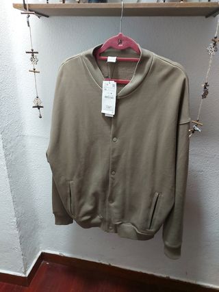 Chaqueta bomber algodón zara a estrenar 